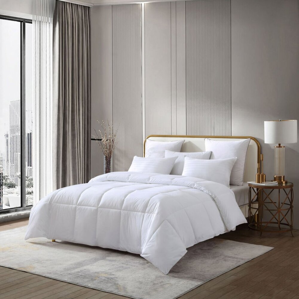 Farm to Home Down Alternative Comforter Organic Cotton, Full/Queen, NWT